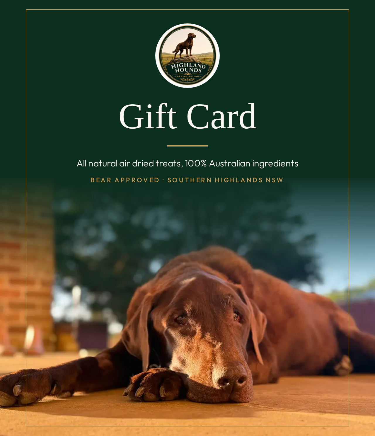 Highland Hounds Gift Card